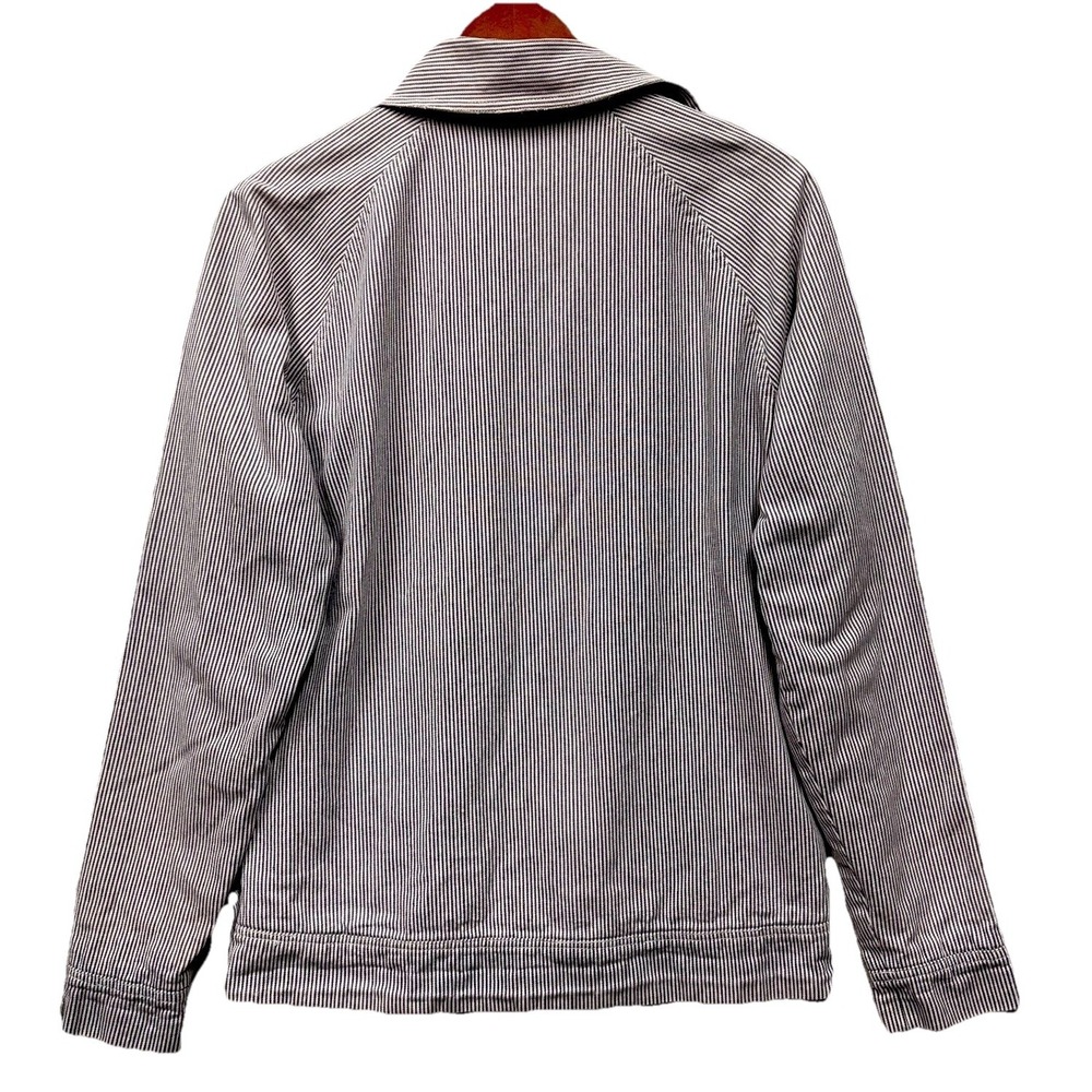 Artifacts of California Men's Hickory Stripe Full Zip Workwear Jacket Size M - Picture 4 of 14